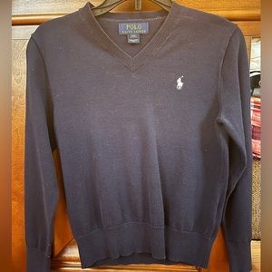 Boys Polo v-neck sweater in Small